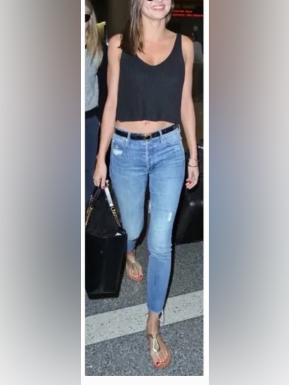 MOTHER The Stunner Ankle Fray, size 27